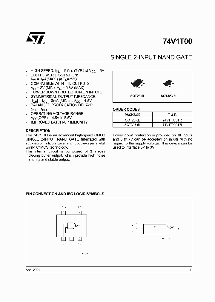 74V1T00CTR_5015671.PDF Datasheet