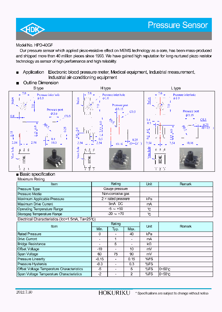 HPD-40GF_5058696.PDF Datasheet