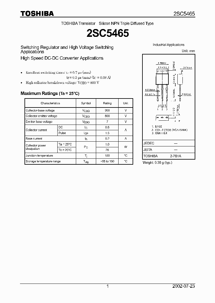 2SC5465_5059626.PDF Datasheet