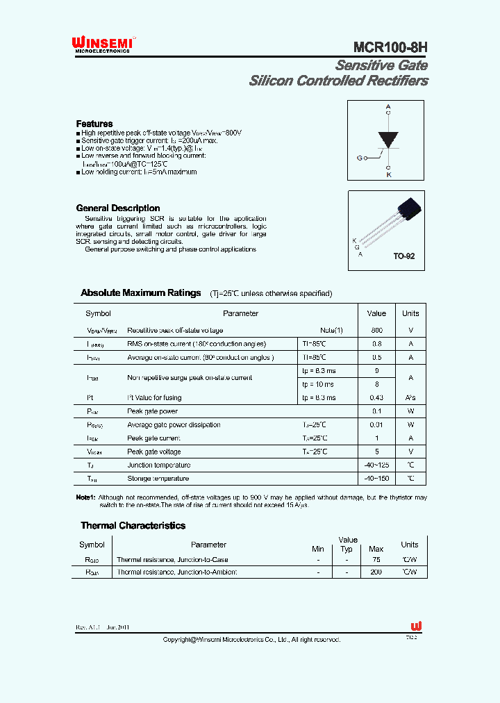 MCR100-8H_5060842.PDF Datasheet