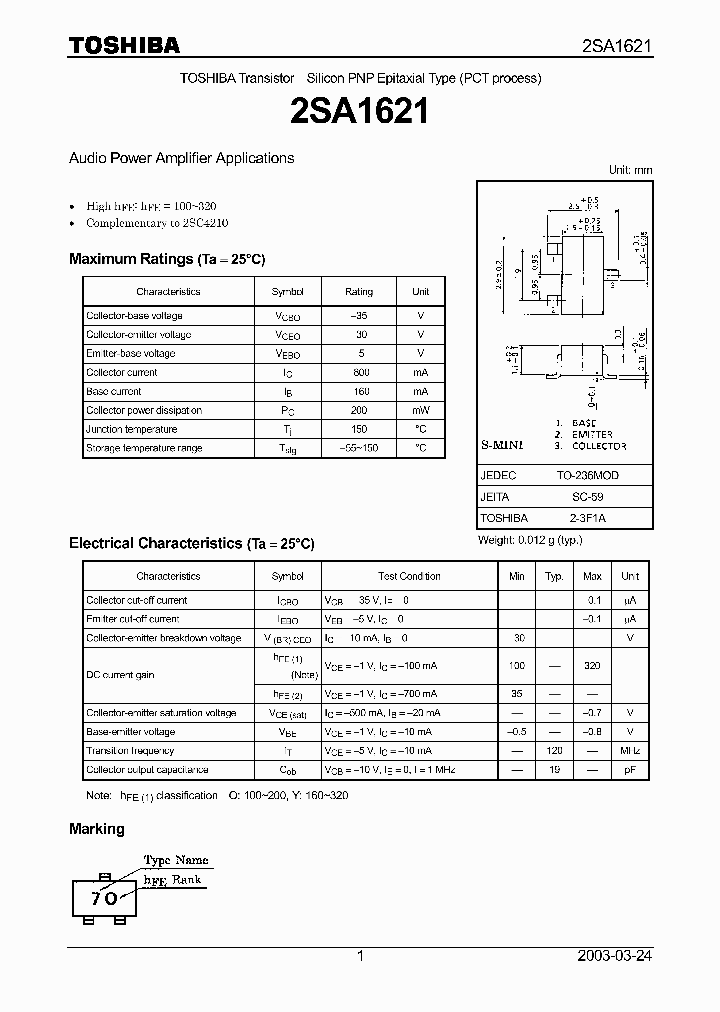 2SA1621_5069160.PDF Datasheet