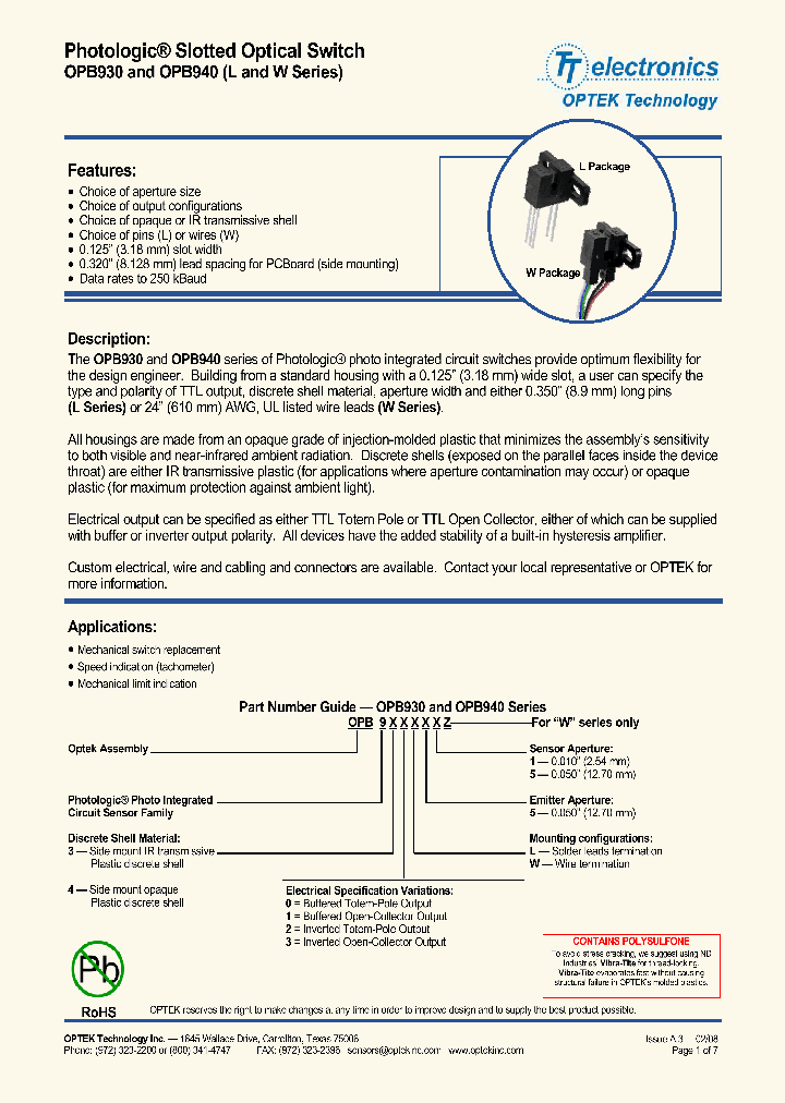 OPB930W55Z_5073728.PDF Datasheet