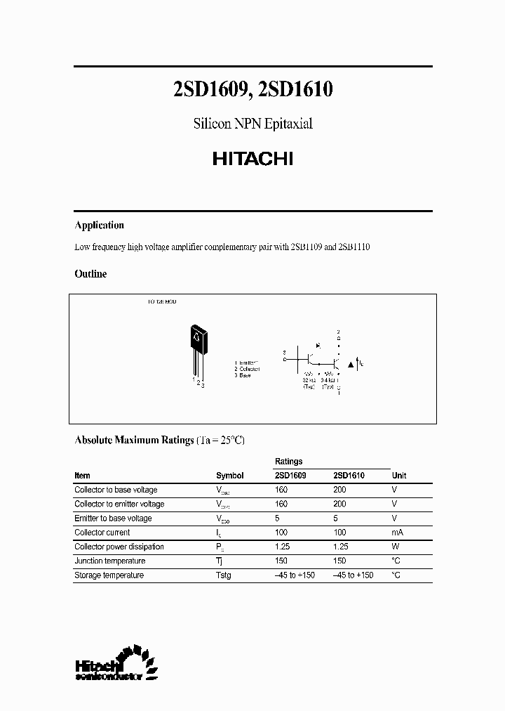 2SD1609_5080604.PDF Datasheet