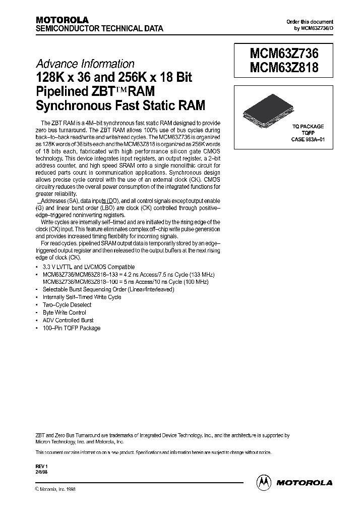MCM63Z818TQ133R_5082178.PDF Datasheet