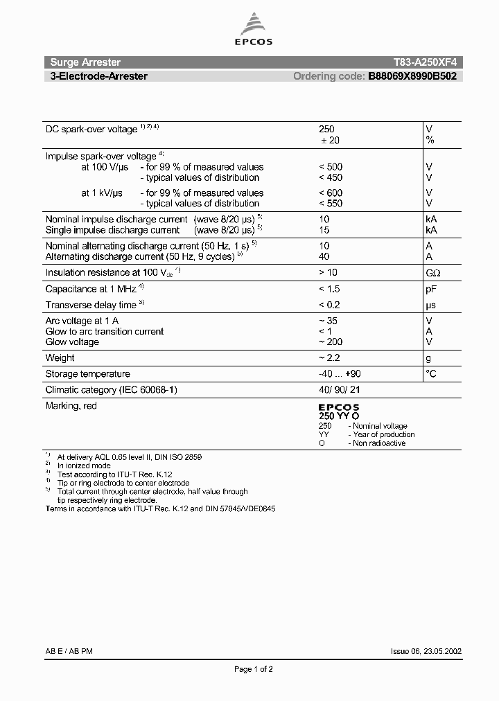 T83-A250XF4_5085476.PDF Datasheet