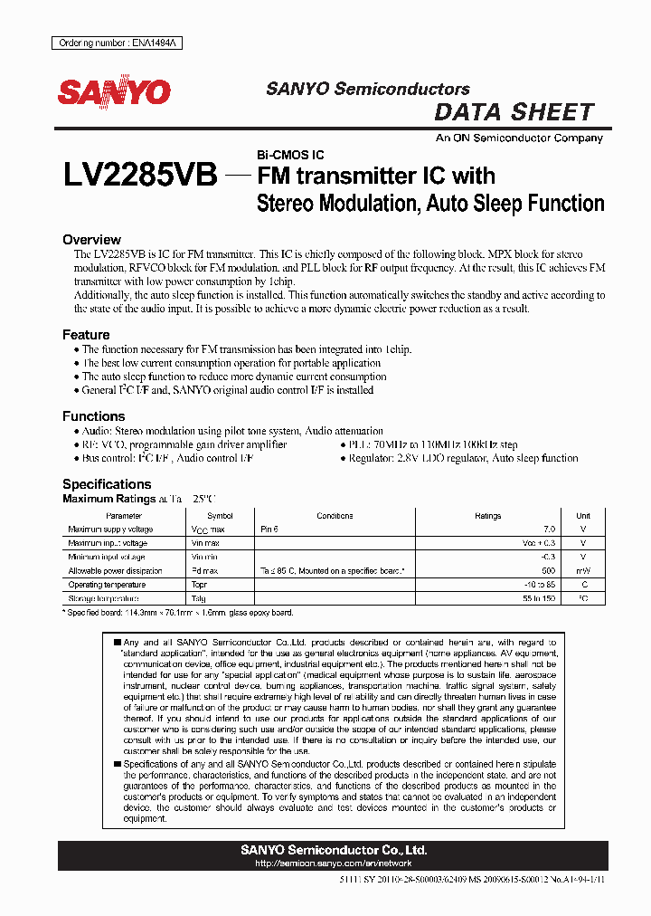 LV2285VB11_5096645.PDF Datasheet