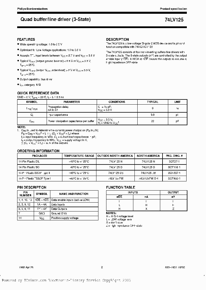 74LV125D-T_5130156.PDF Datasheet