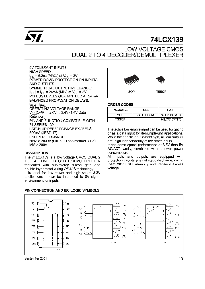 74LCX139M_5154918.PDF Datasheet