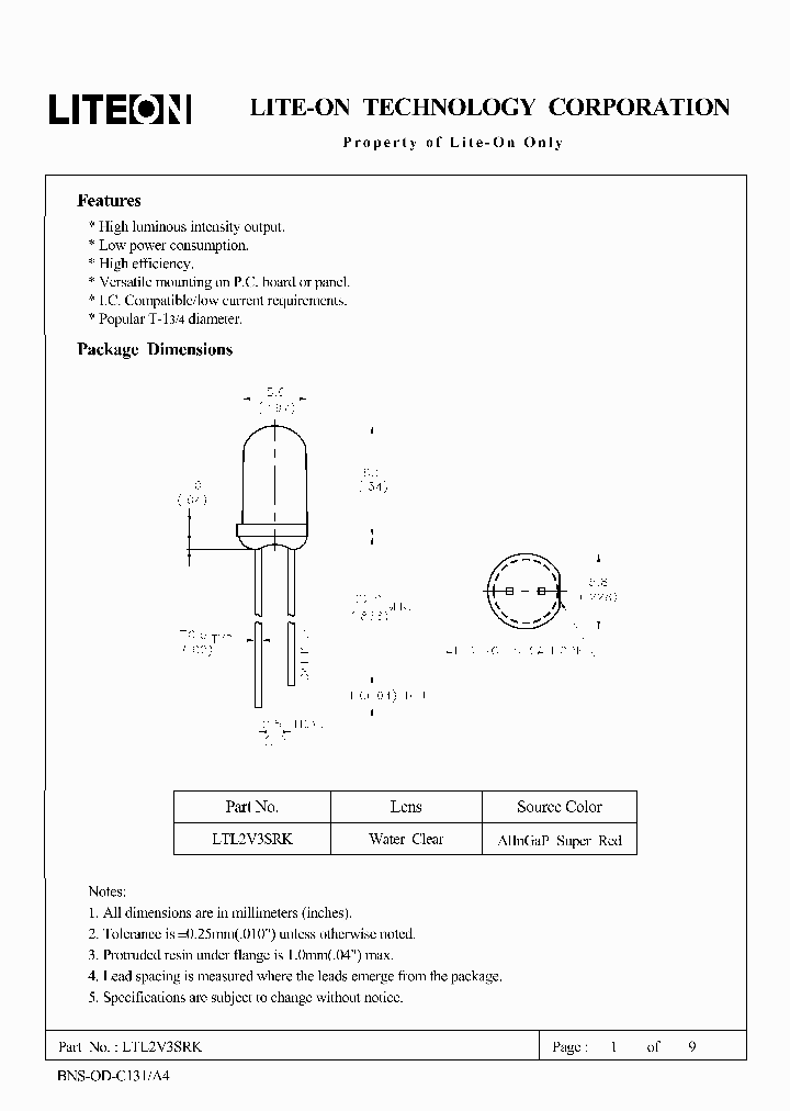 LTL2V3SRK_5154192.PDF Datasheet