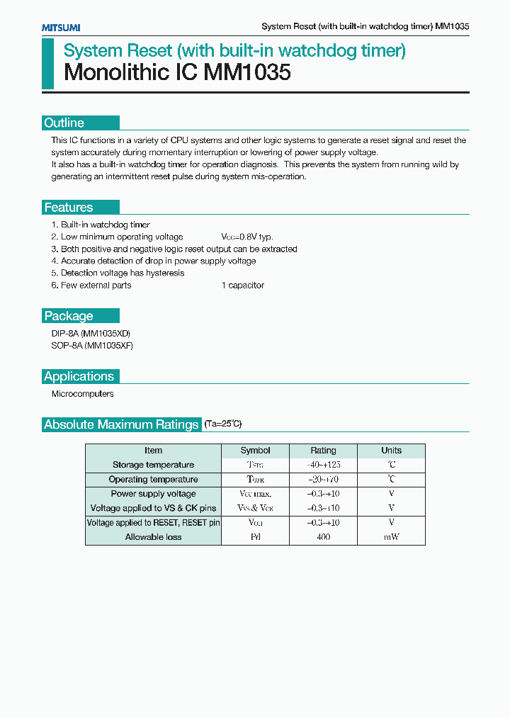 MM1035XF_5168682.PDF Datasheet