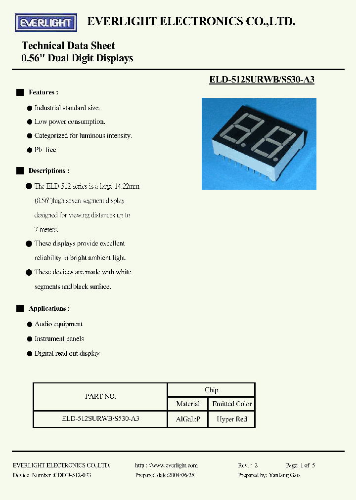 ELD-512SURWB-S530-A3_5184518.PDF Datasheet