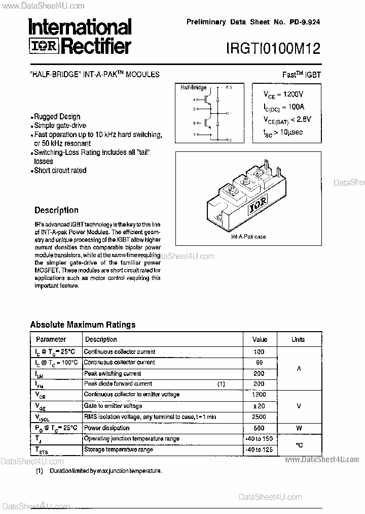 IRGTI0100M12_5185087.PDF Datasheet