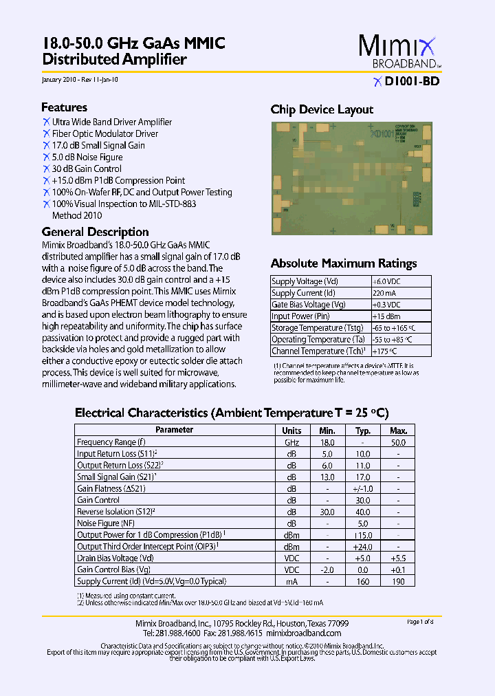 XD100110_5191228.PDF Datasheet