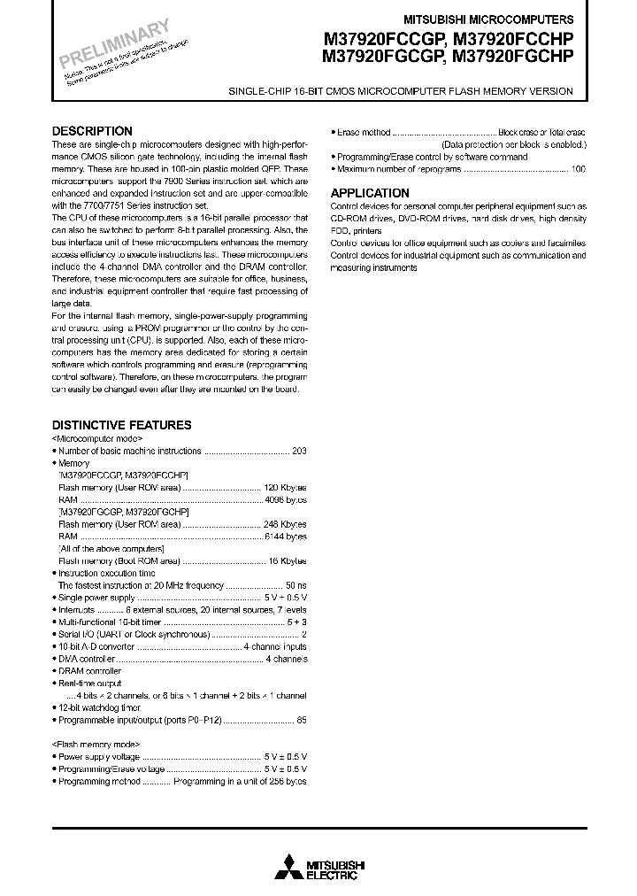 M37920FCCGP_5195809.PDF Datasheet