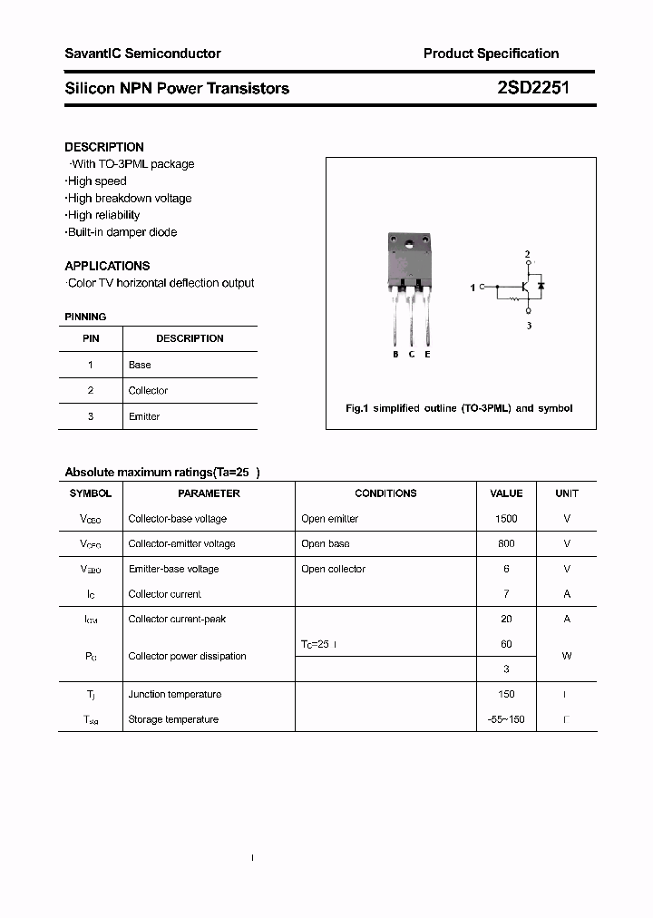 2SD2251_5207865.PDF Datasheet