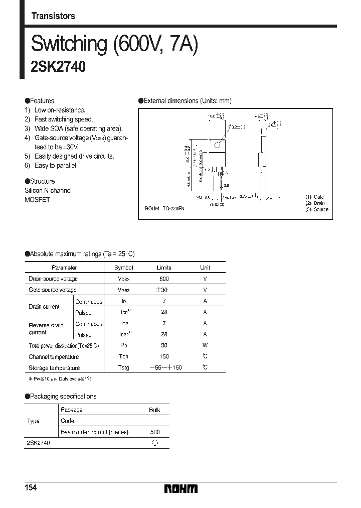 2SK2740_5206432.PDF Datasheet