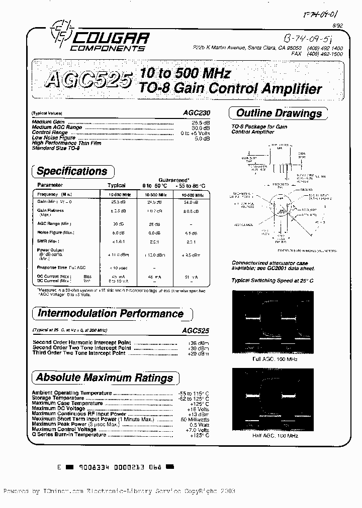 AGC525_5216789.PDF Datasheet