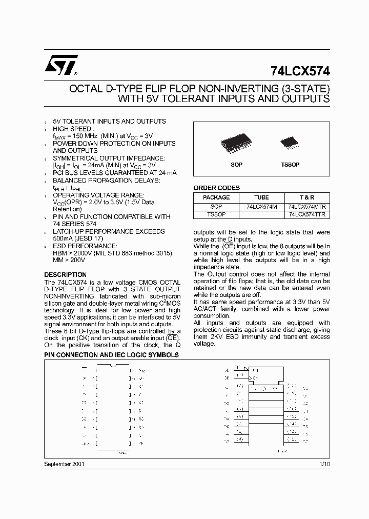 74LCX574TTR_5221806.PDF Datasheet