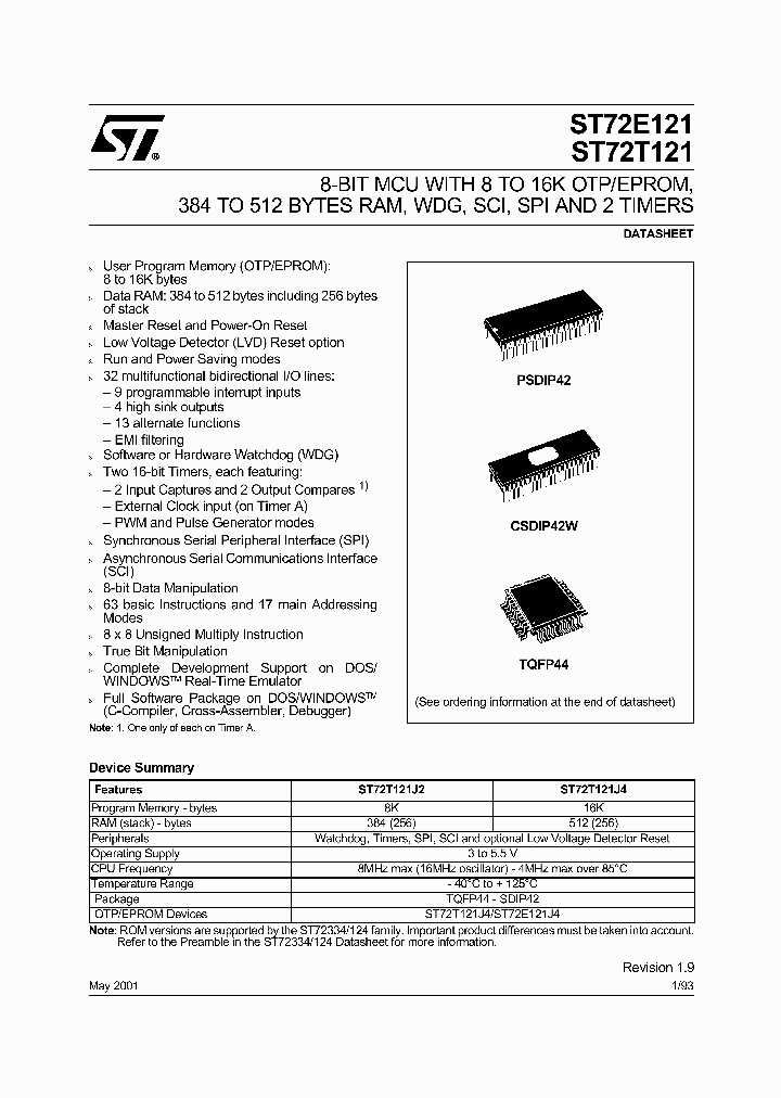 ST72T121J2B6_5249085.PDF Datasheet