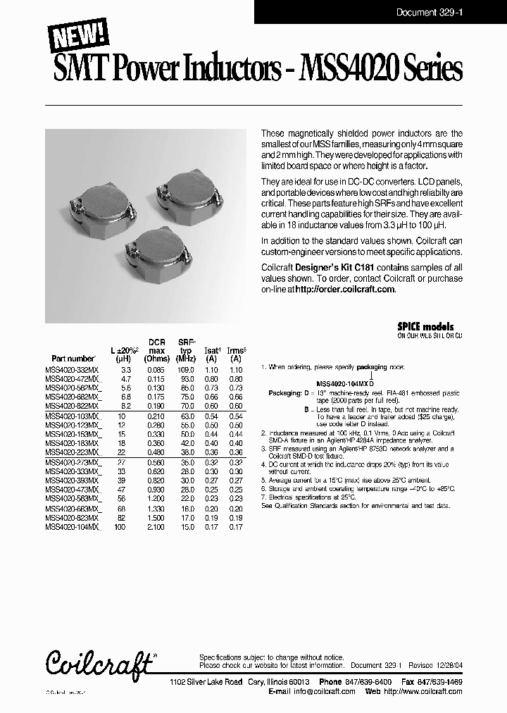 MSS4020-223MXB_5274416.PDF Datasheet