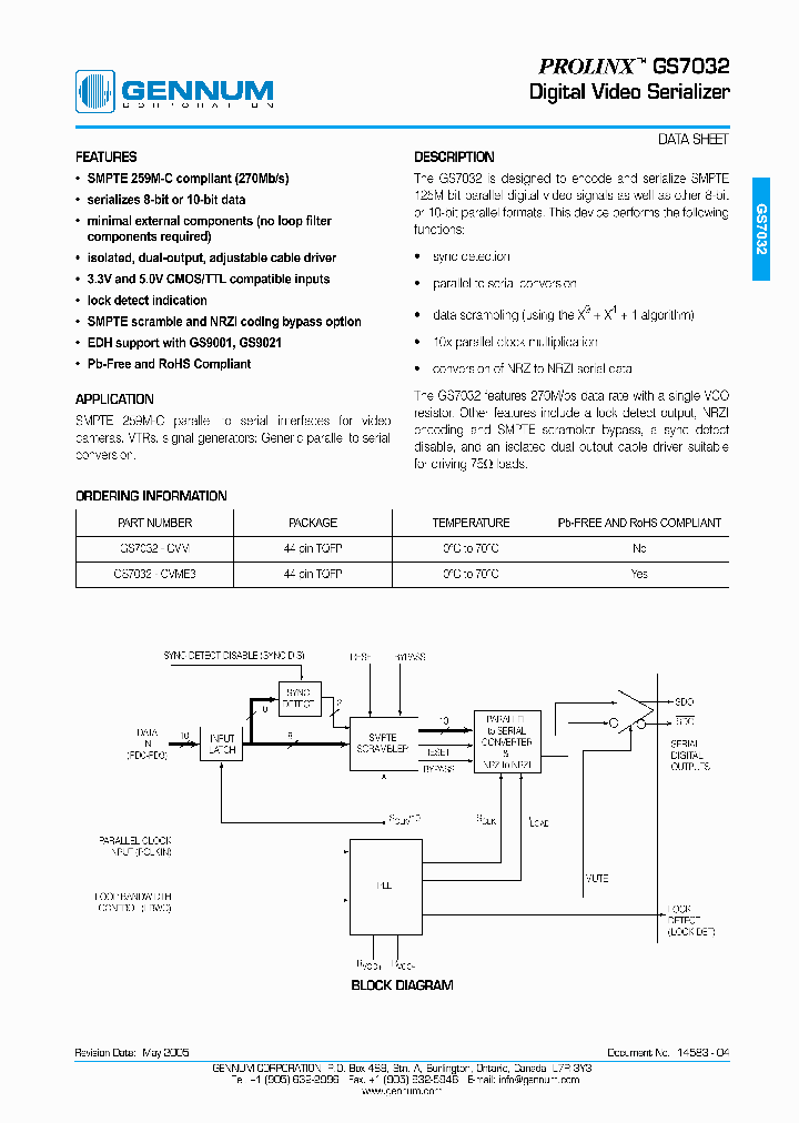 GS7032-CVME3_5281441.PDF Datasheet