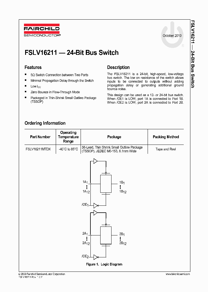 FSLV16211MTDX10_5278354.PDF Datasheet