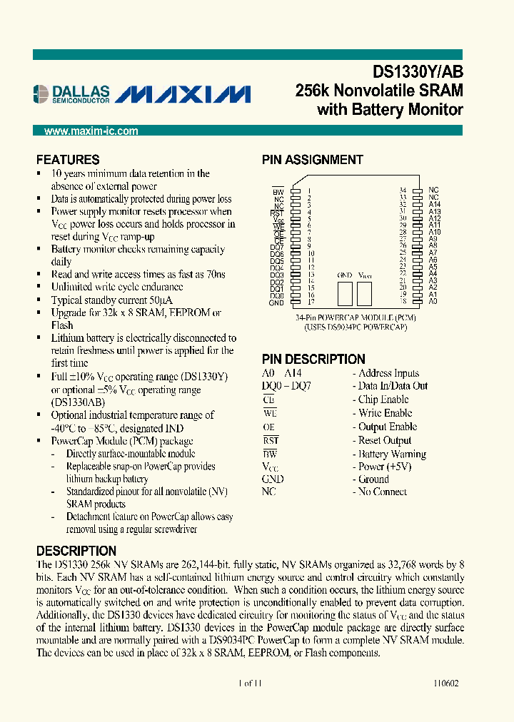 DS1330AB_5283492.PDF Datasheet