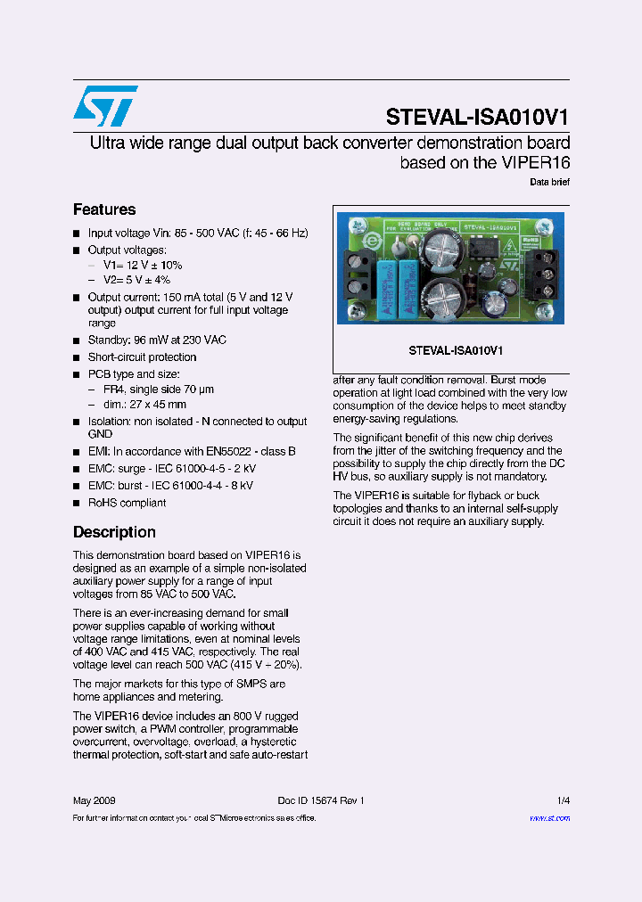 STEVAL-ISA010V1_5303313.PDF Datasheet