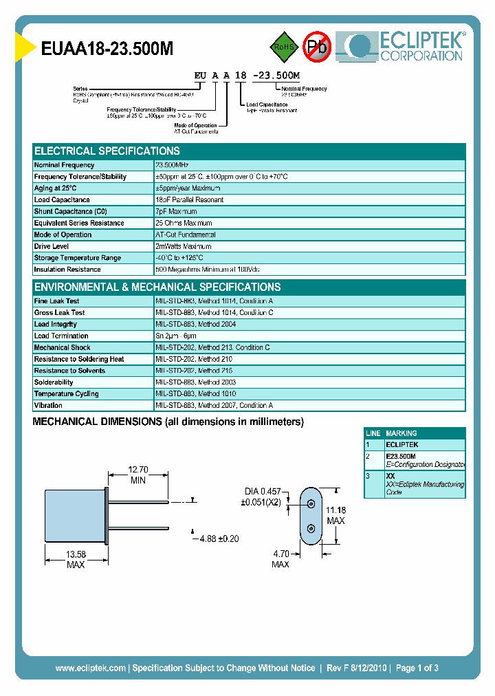 EUAA18-23500M_5314900.PDF Datasheet