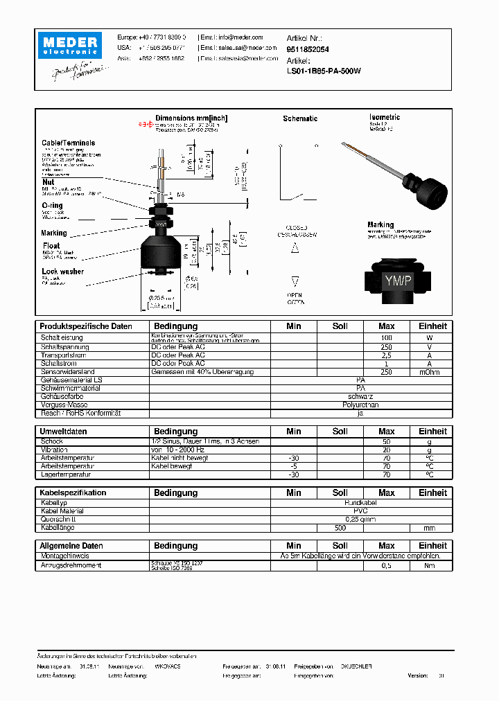 LS01-1B85-PA-500WDE_5320012.PDF Datasheet