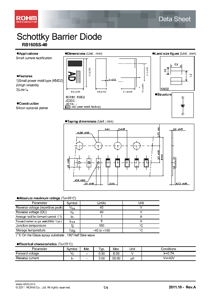 RB160SS-40_5321129.PDF Datasheet