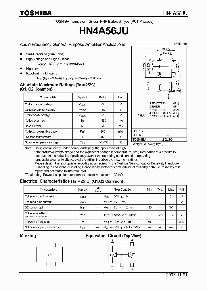 HN4A56JU_5326337.PDF Datasheet
