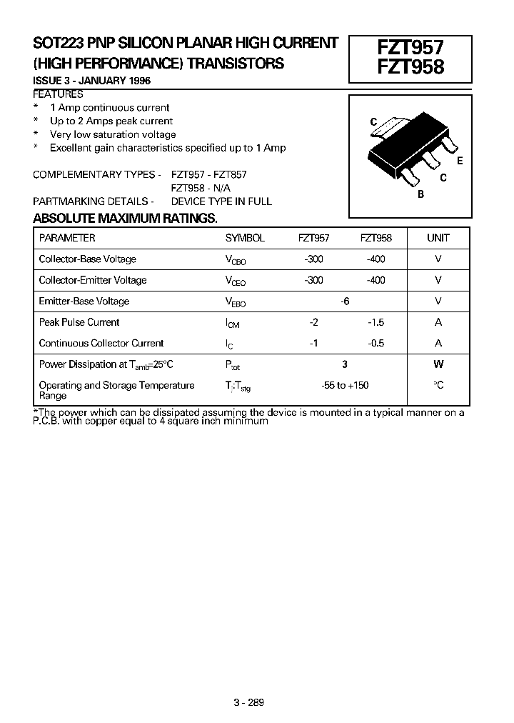 FZT957_5333069.PDF Datasheet