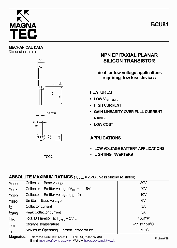 BCU81_5336180.PDF Datasheet