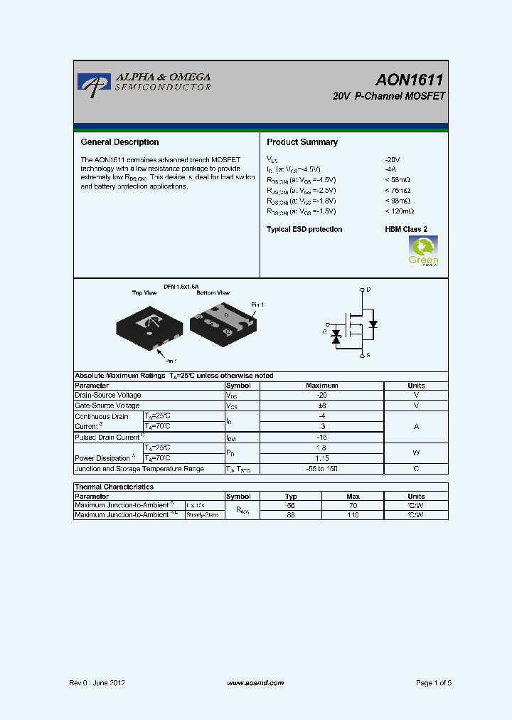 AON1611_5339311.PDF Datasheet