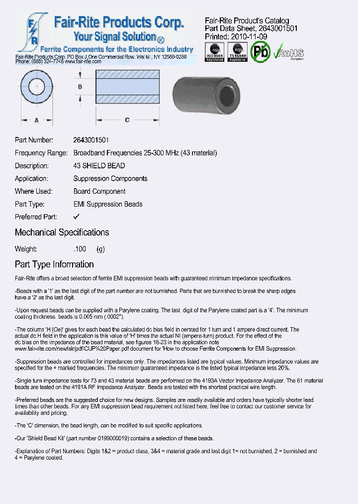 2643001501_5340406.PDF Datasheet