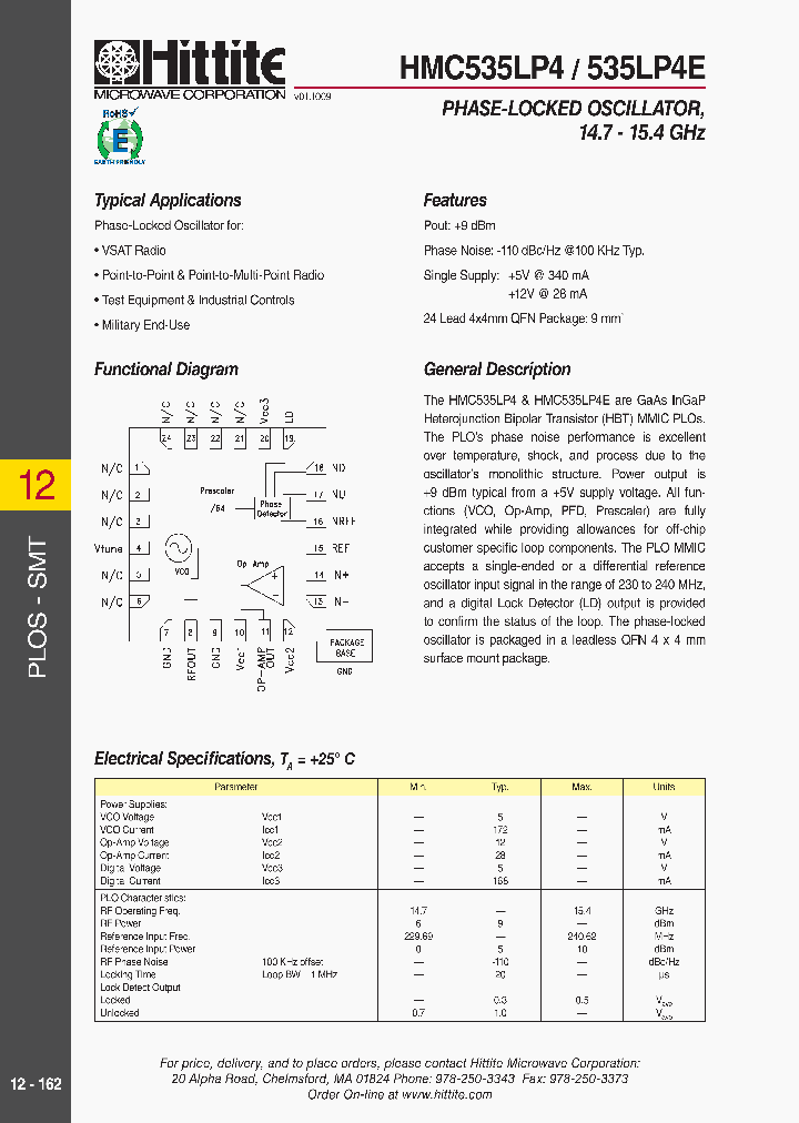 HMC535LP409_5346230.PDF Datasheet