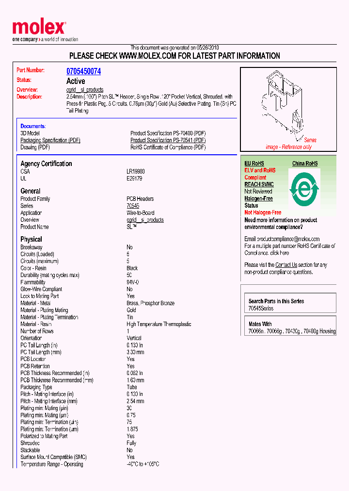 0705450074_5367640.PDF Datasheet