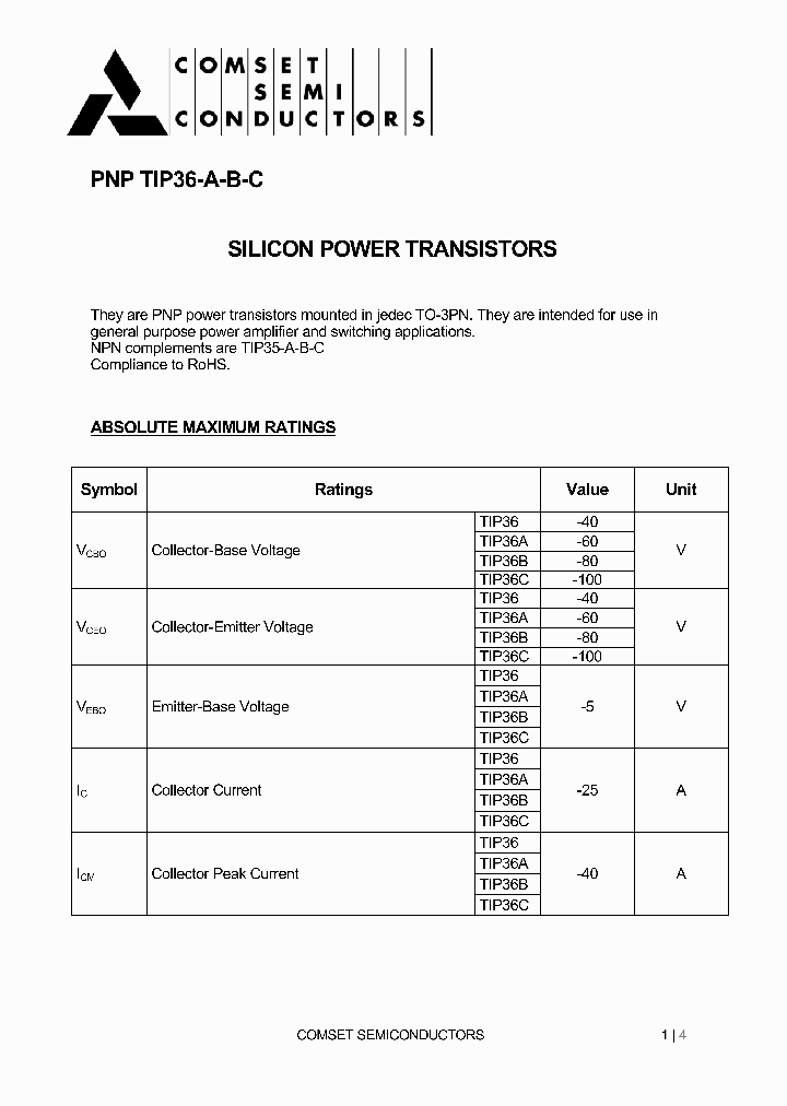 TIP36C_5372889.PDF Datasheet