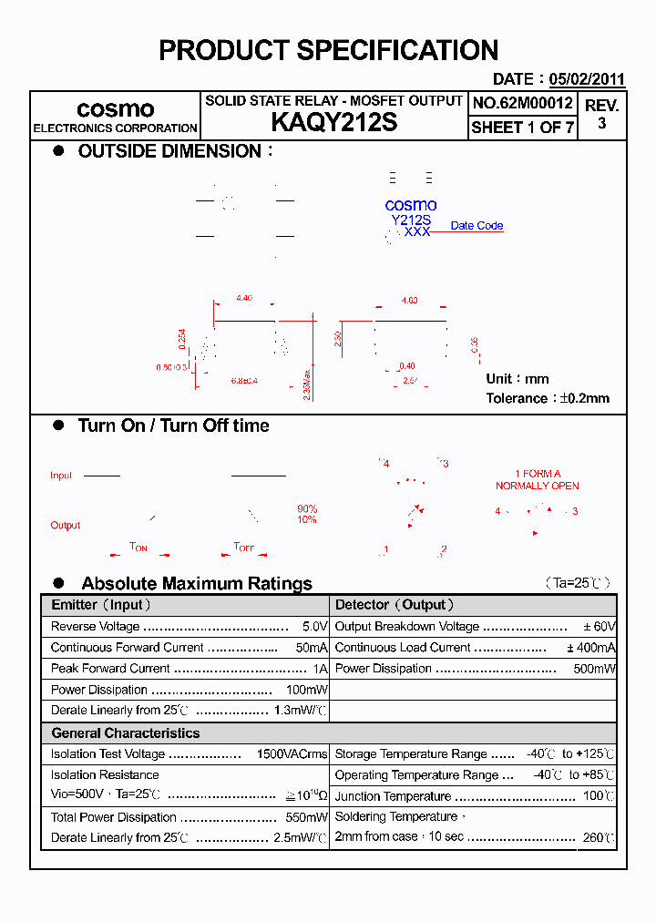 KAQY212S11_5377511.PDF Datasheet