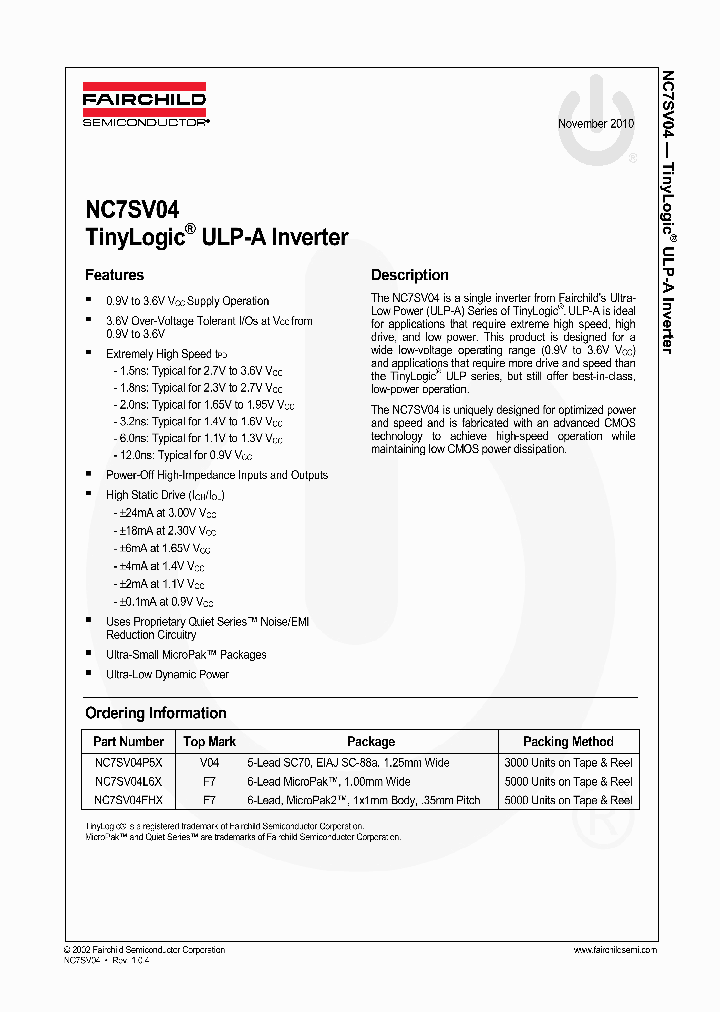 NC7SV0410_5382280.PDF Datasheet