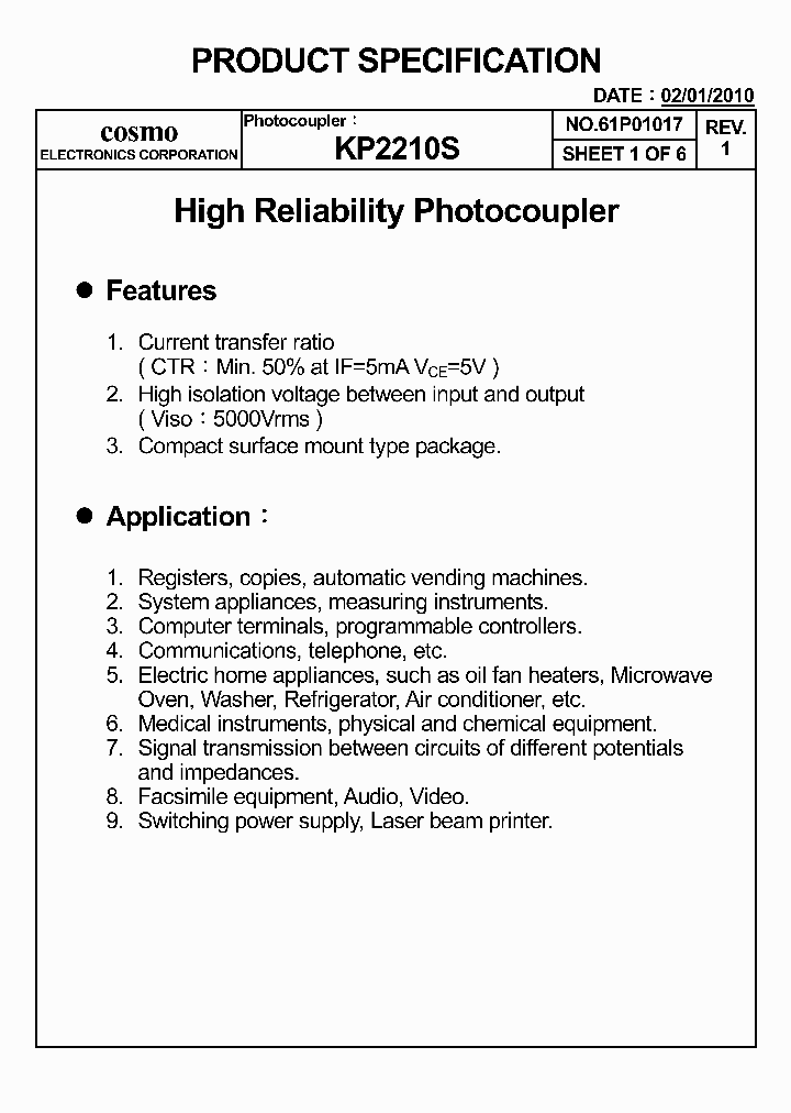 KP2210S_5385441.PDF Datasheet