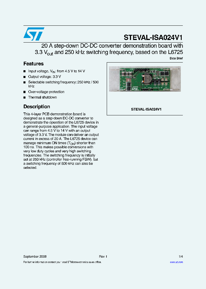 STEVAL-ISA024V1_5385450.PDF Datasheet
