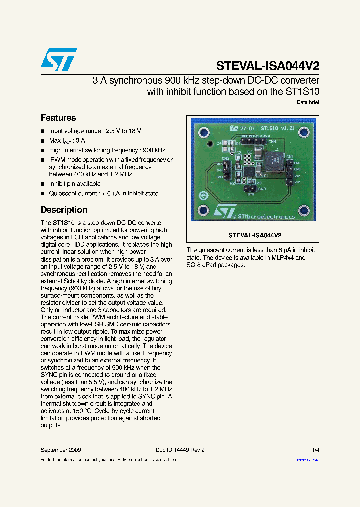 STEVAL-ISA044V2_5385460.PDF Datasheet