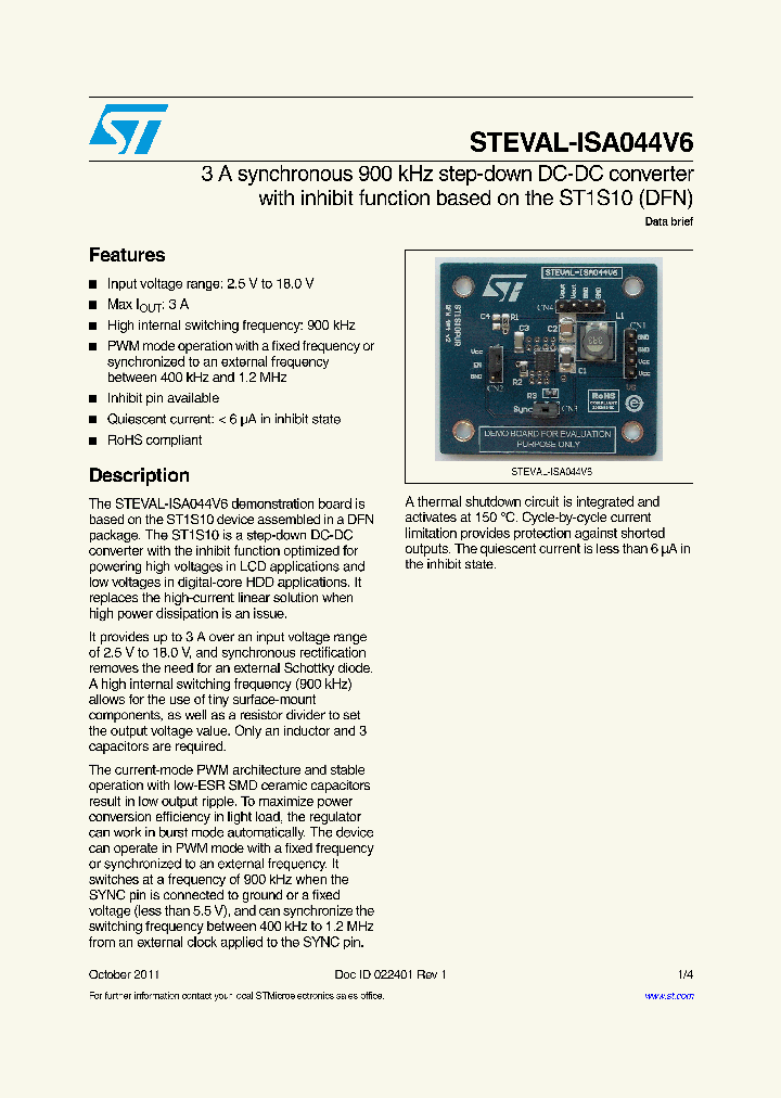 STEVAL-ISA044V6_5385461.PDF Datasheet