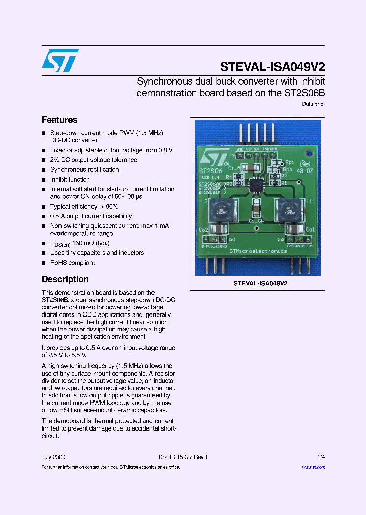 STEVAL-ISA049V2_5385466.PDF Datasheet