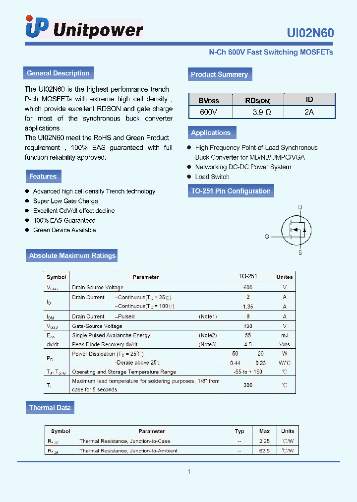 UI02N60_5394644.PDF Datasheet