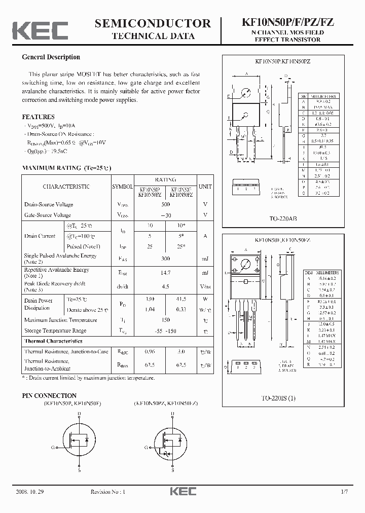 KF10N50F_5394873.PDF Datasheet