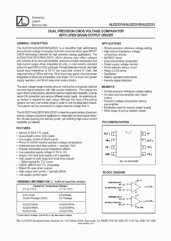 ALD2331ASAL_5397179.PDF Datasheet