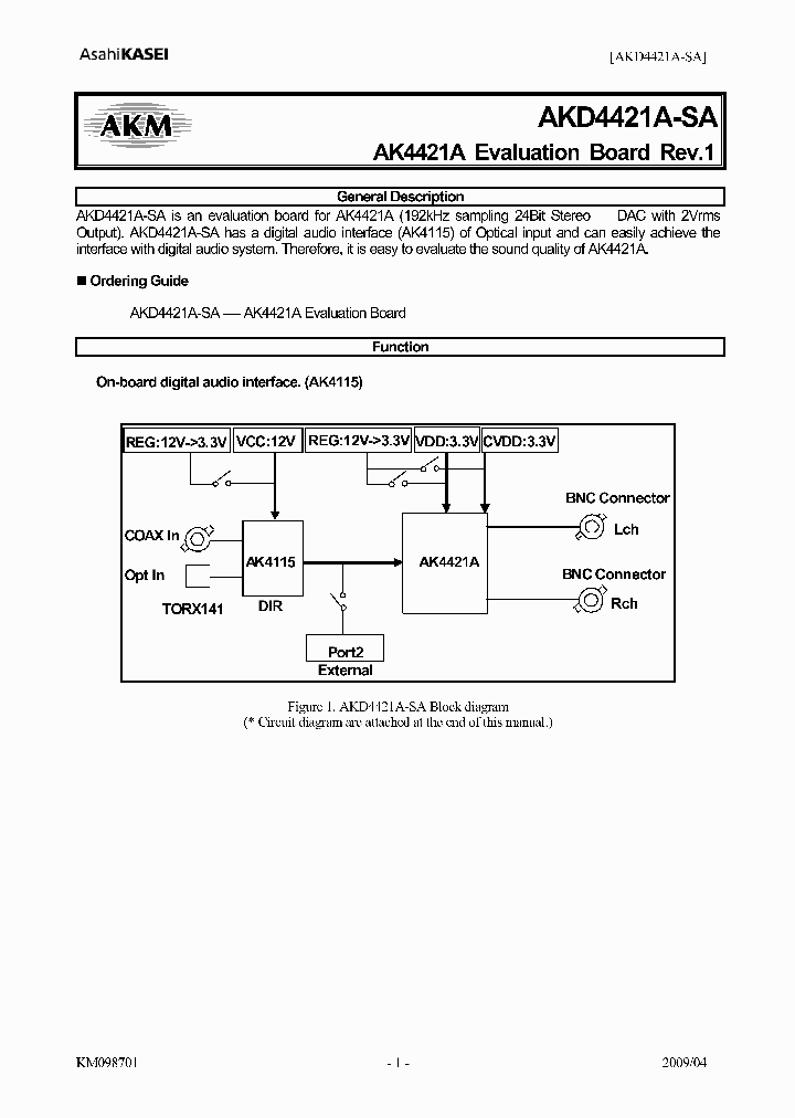 AKD4421A-SA_5407325.PDF Datasheet